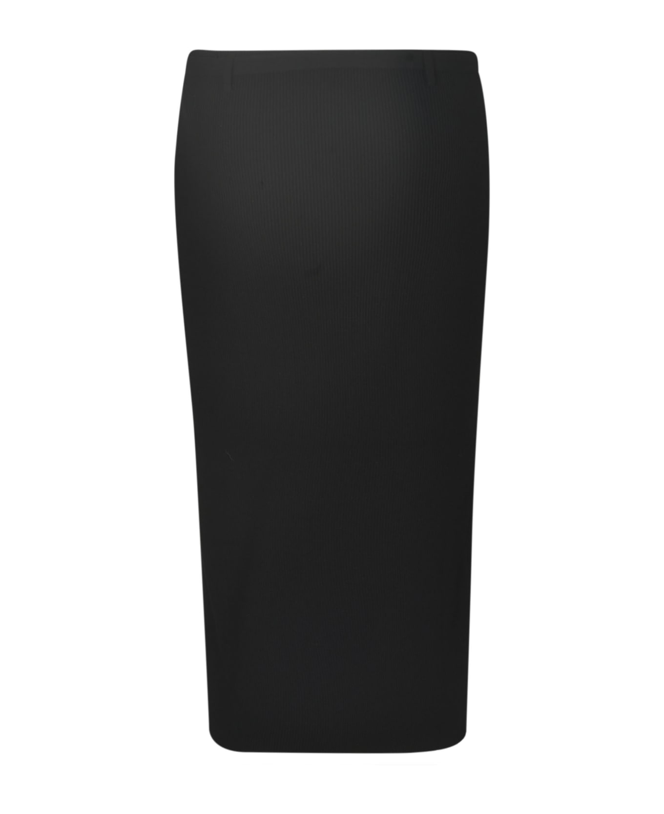 Miu Miu Ribbed Skirt - Black スカート