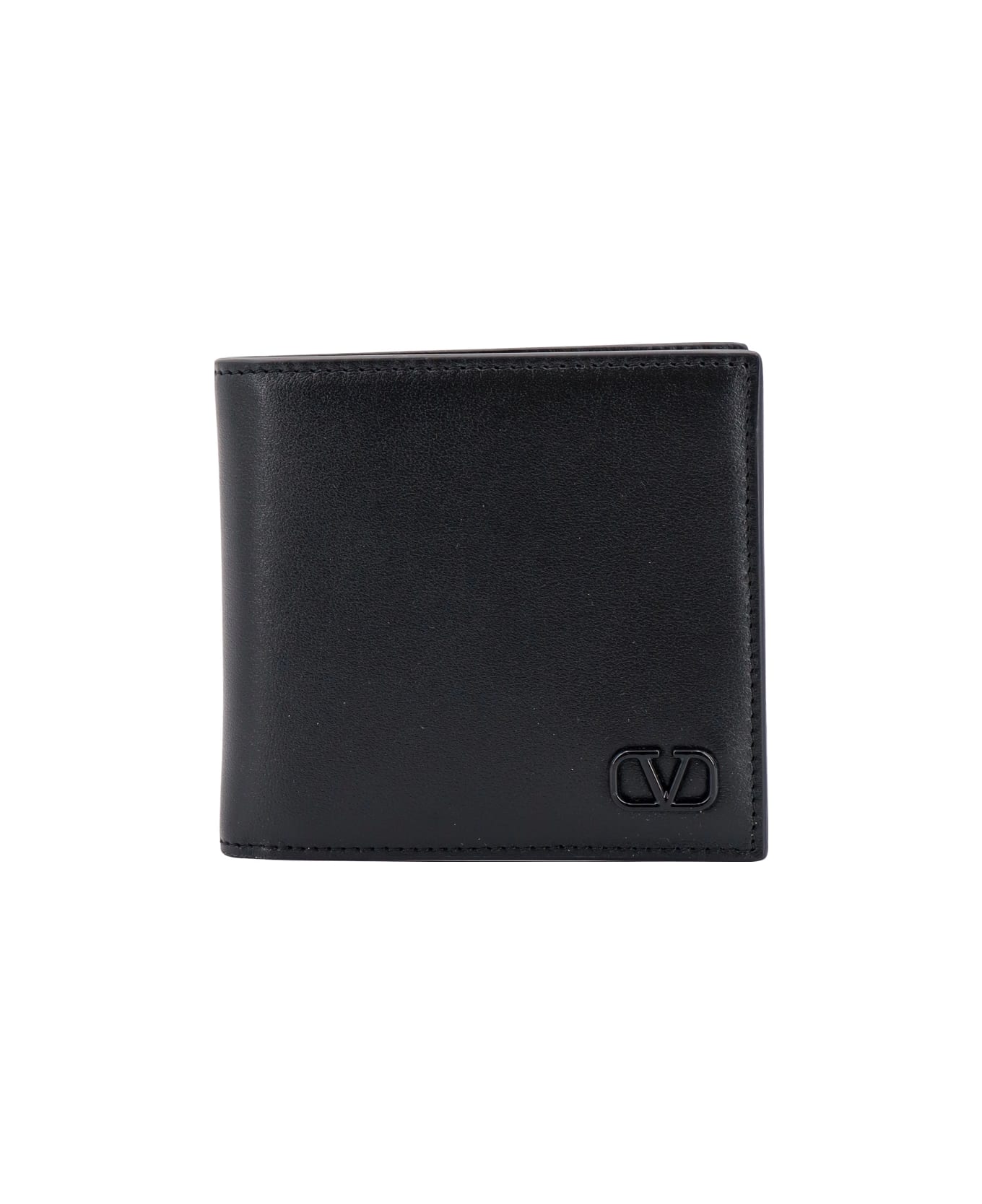 Valentino Garavani Vlogo Signature Wallet - Black