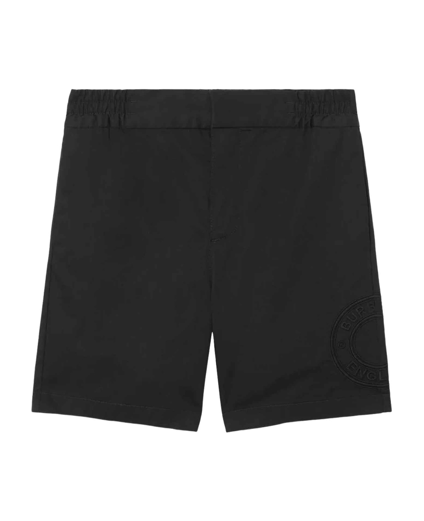 Burberry Black Bermuda Shorts Boy - Nero ボトムス