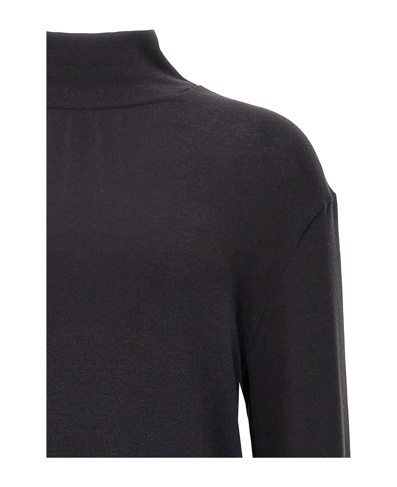 Lemaire 'seamless Turtle' Sweater - Black