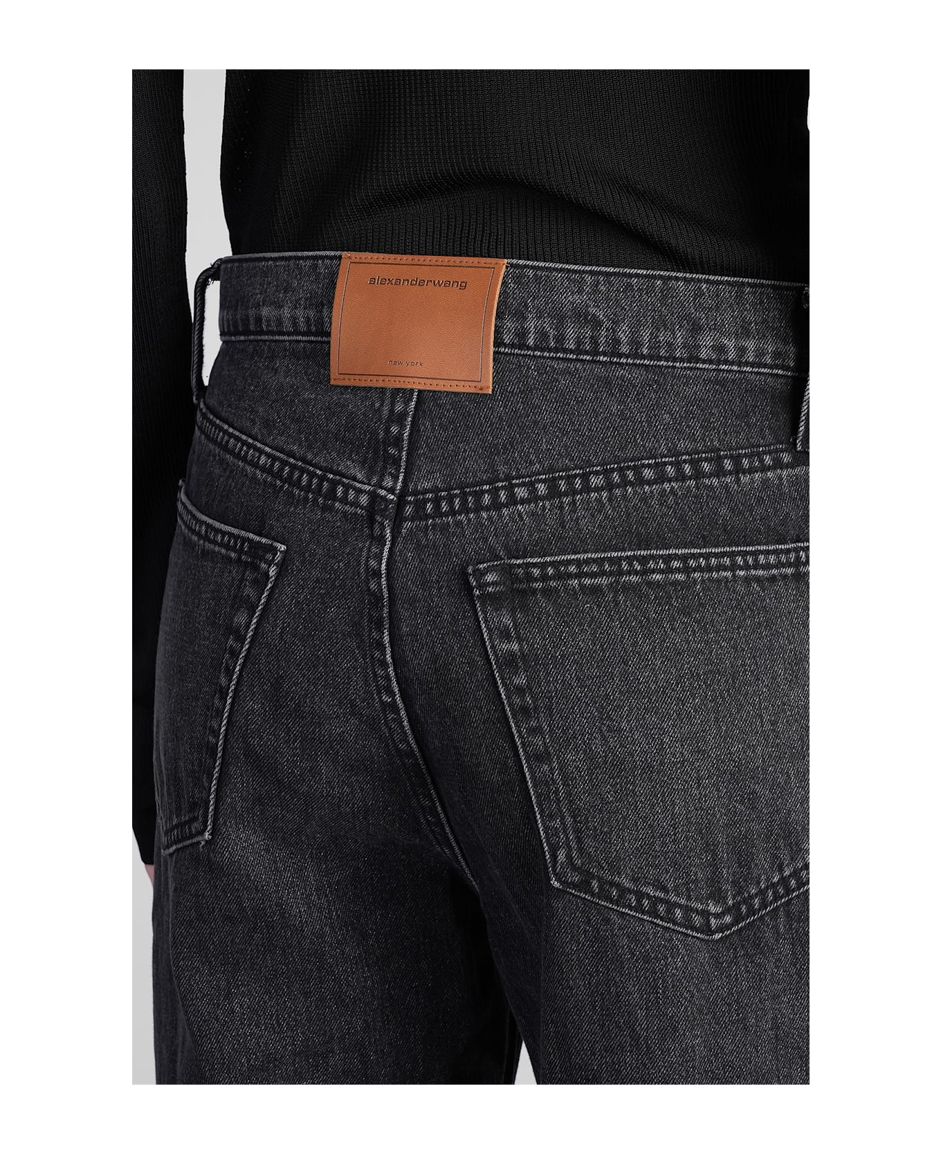 Alexander Wang Jeans In Black Cotton - GREYAGED