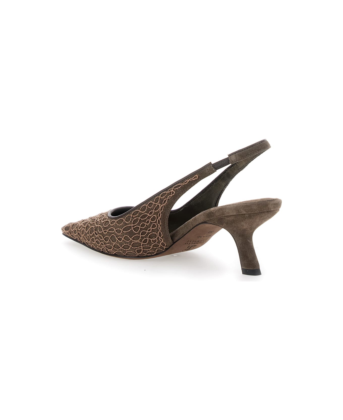 Brunello Cucinelli City Slingback Heels