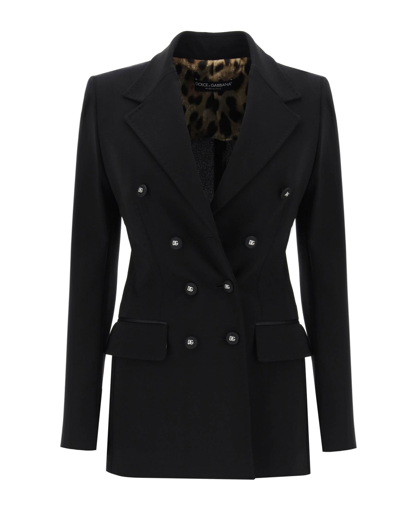 Dolce & Gabbana Double-breasted Turlington Jacket - NERO (Black)