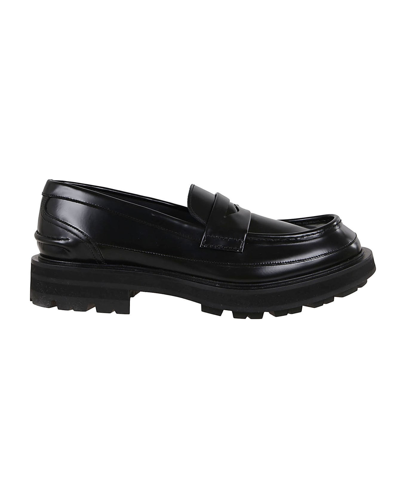 Alexander McQueen Shoe Leath.sole Leat - Black