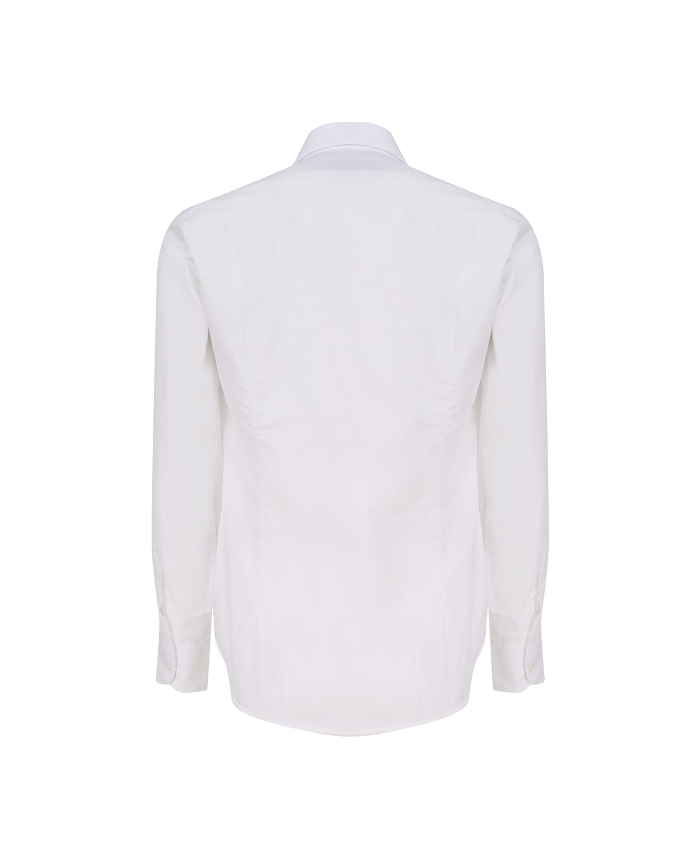 Eleventy Long Sleeved Shirt - White