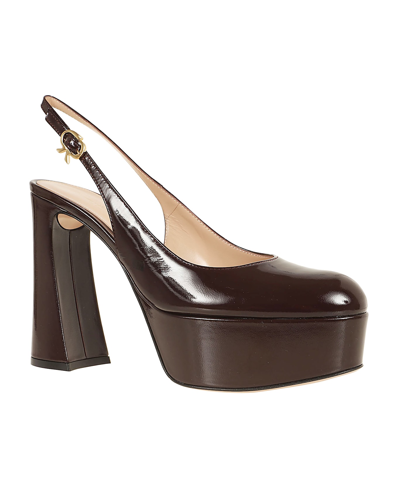 Gianvito Rossi Slingback High Heel - Nuibour Bourgogne