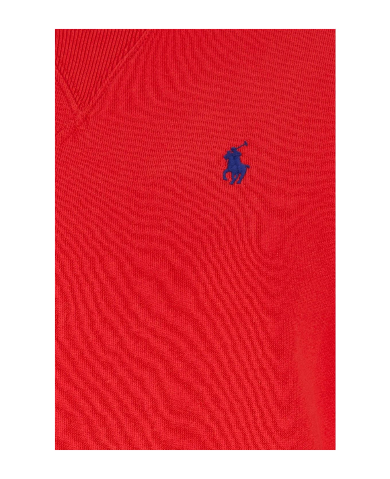 Polo Ralph Lauren Red Cotton Blend Sweatshirt - BRIGHTHIBISCUS ニットウェア