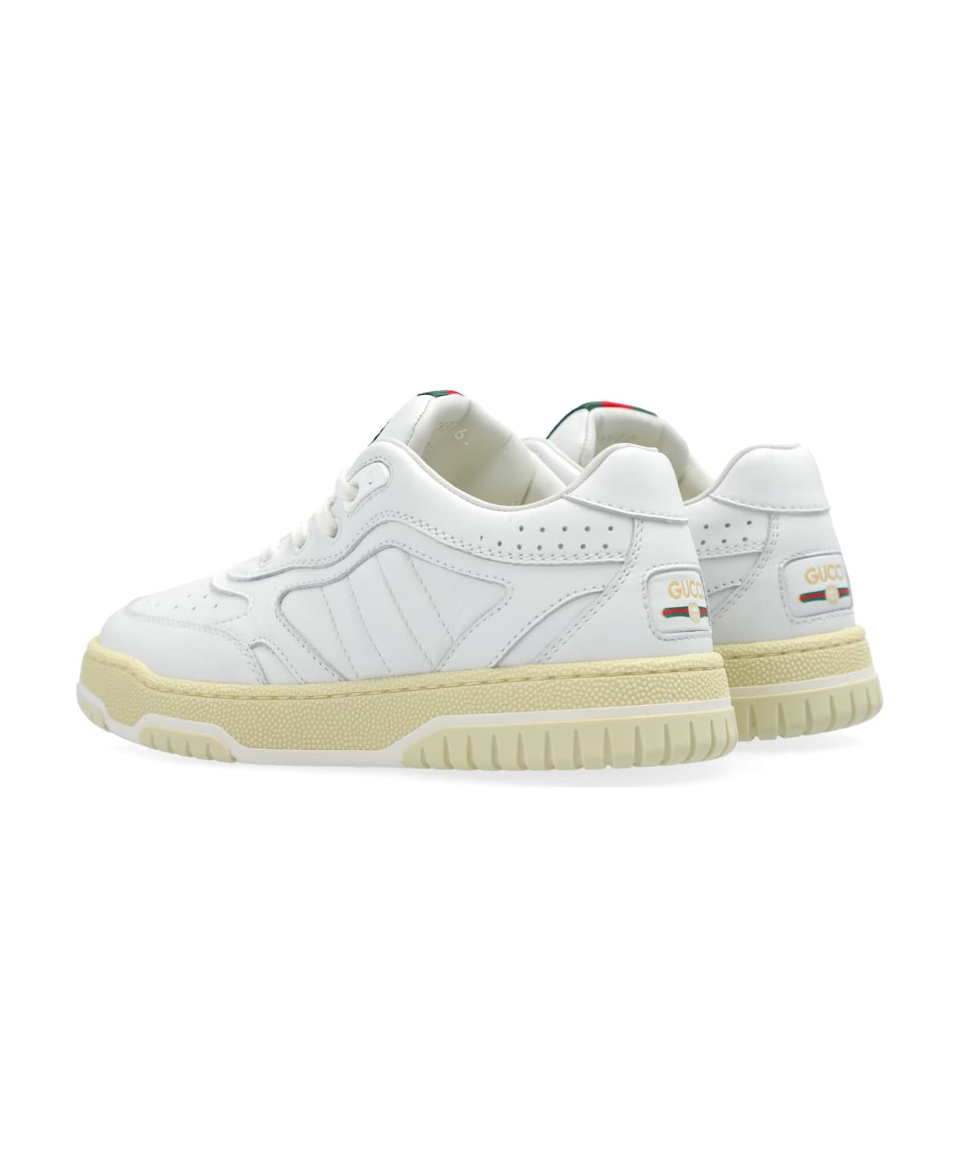 Gucci Kids Sneakers With Logo - White