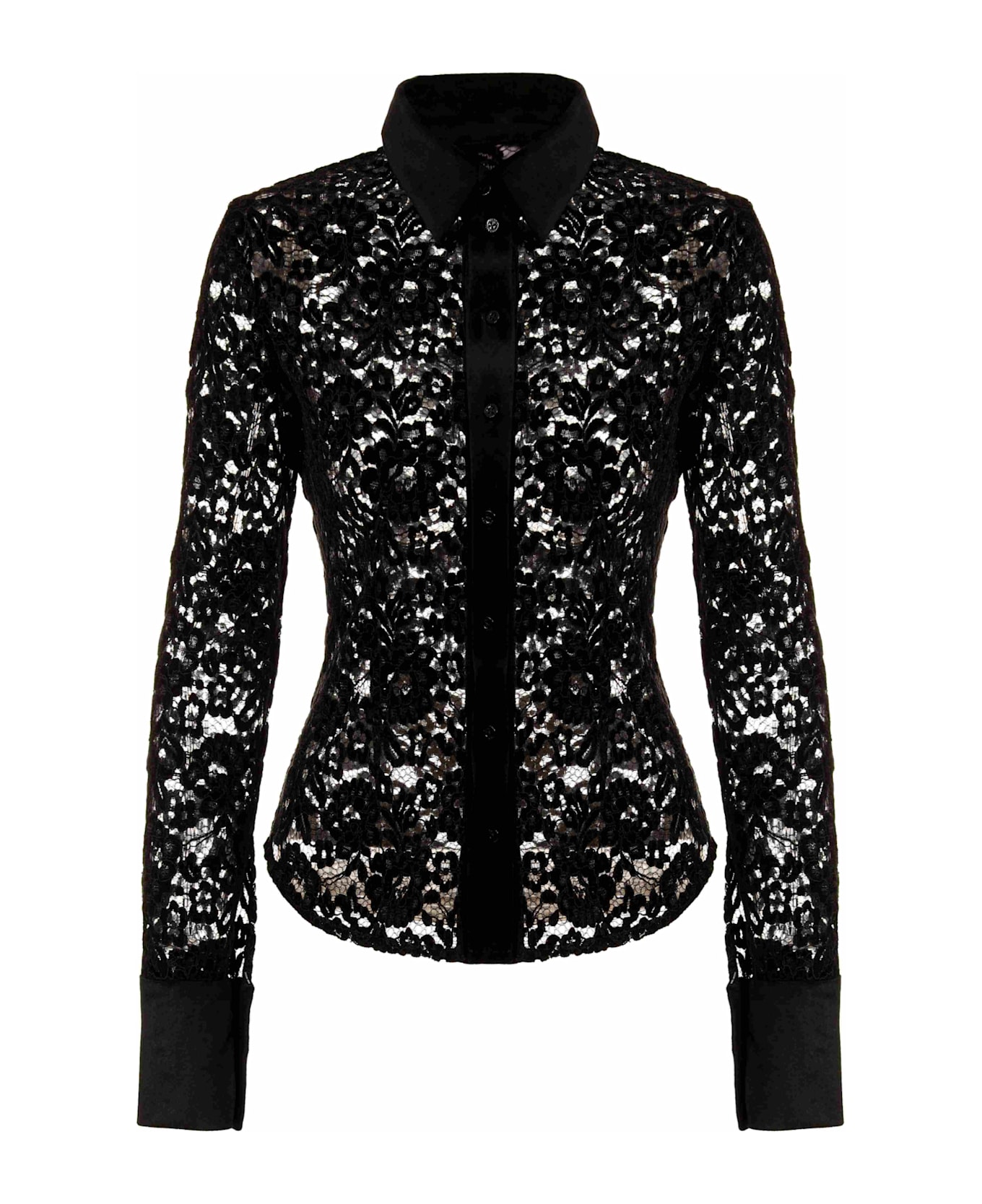 Chiara Ferragni Long Sleeves Shirt - Black