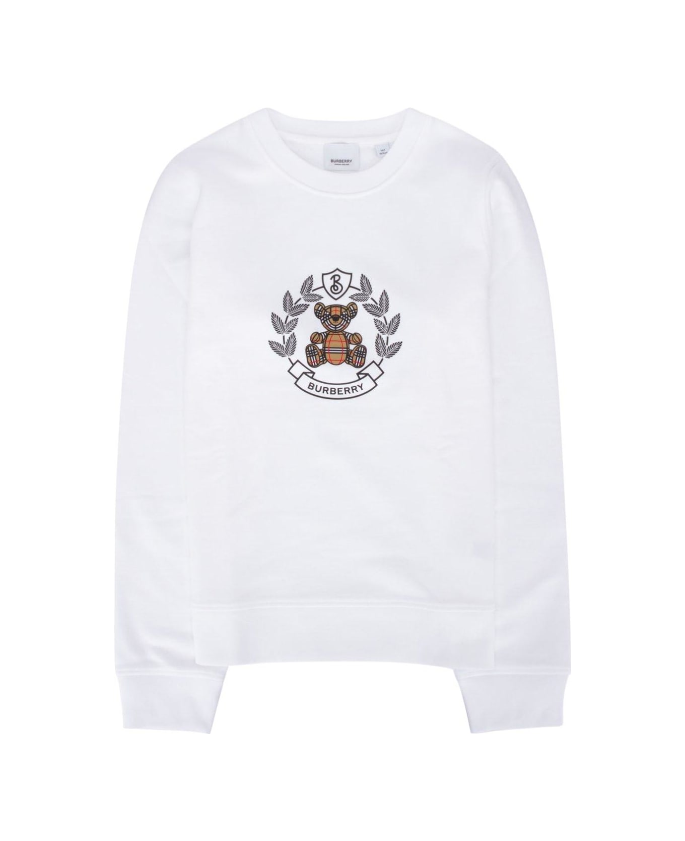 Burberry Thomas Bear Print Sweatshirt - White