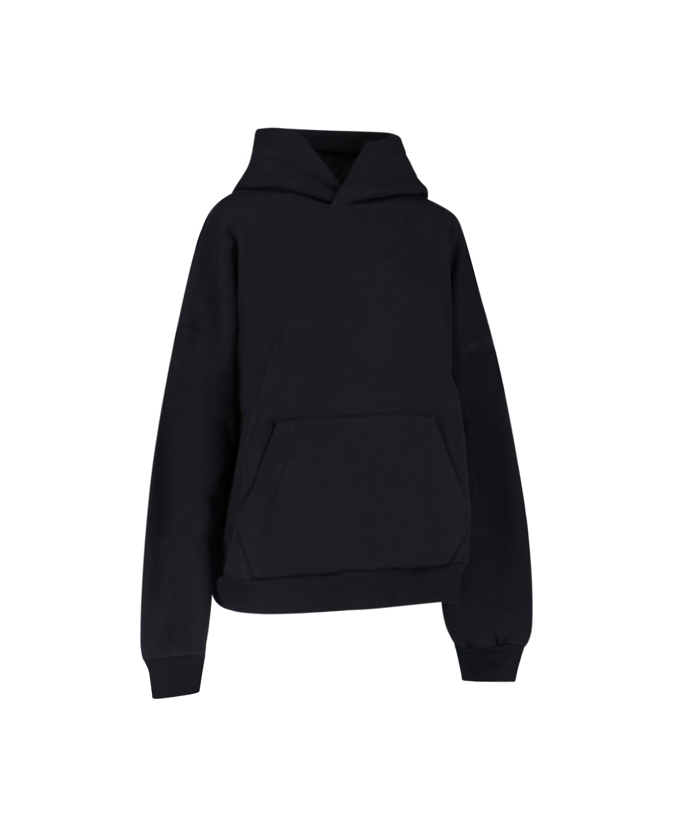 Balenciaga Loose-fitting Hoodie - Black