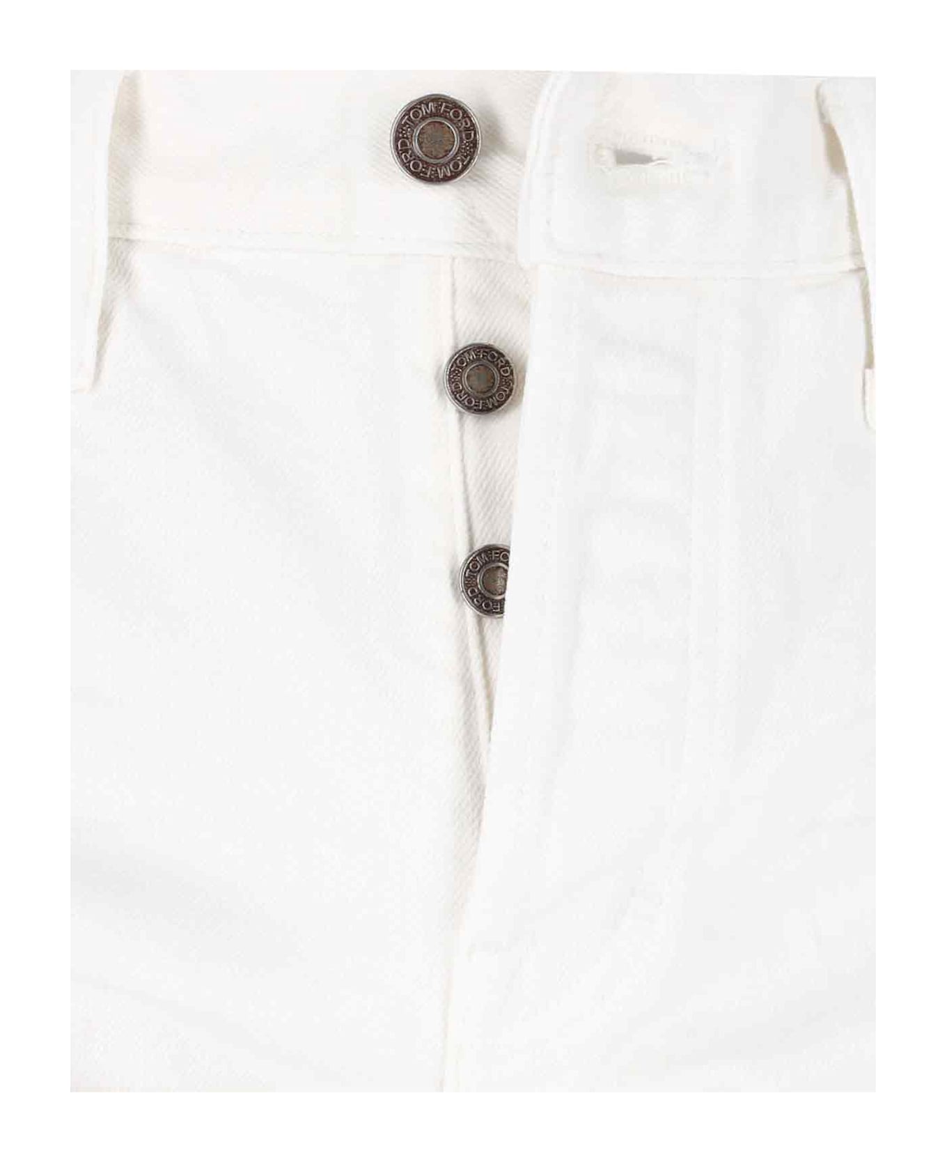 Tom Ford Straight Jeans - White