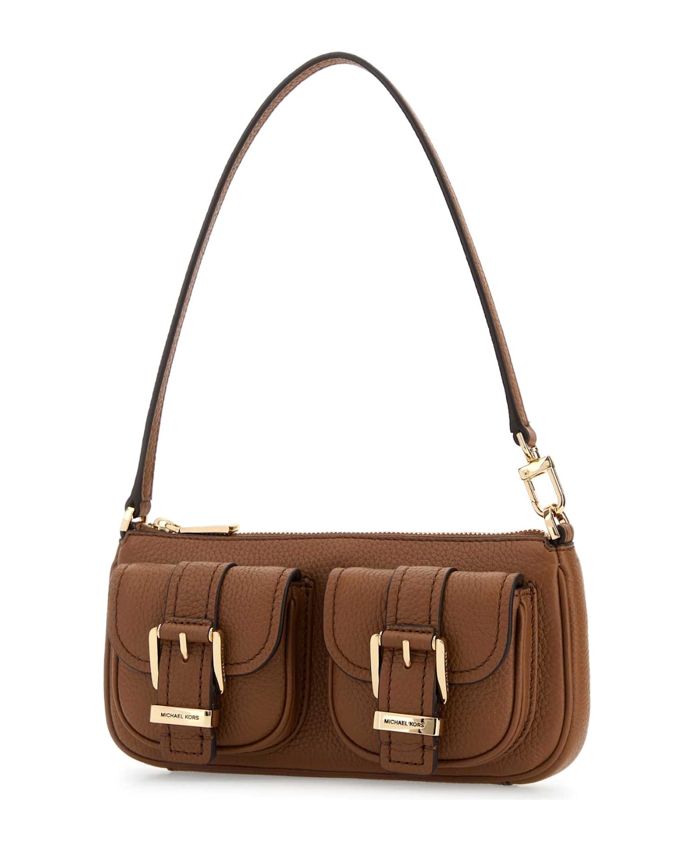 Michael Kors Caramel Leather Zoe Shoulder Bag - LUGGAGE