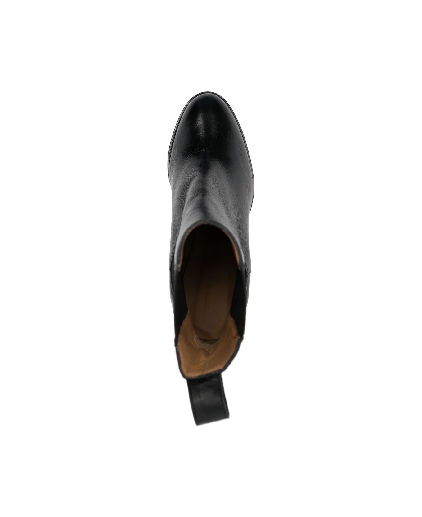 Isabel Marant 90mm Leather Ankle Boots - Black