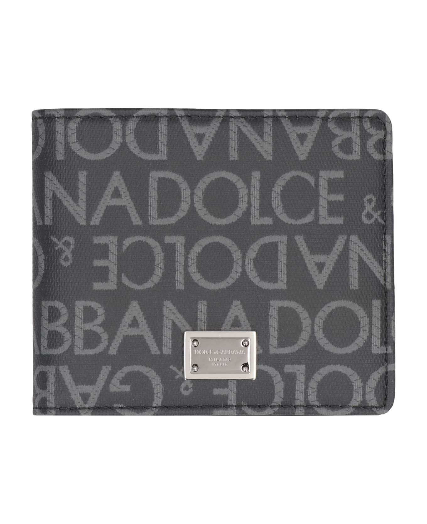Dolce & Gabbana All-over Logo Wallet - black