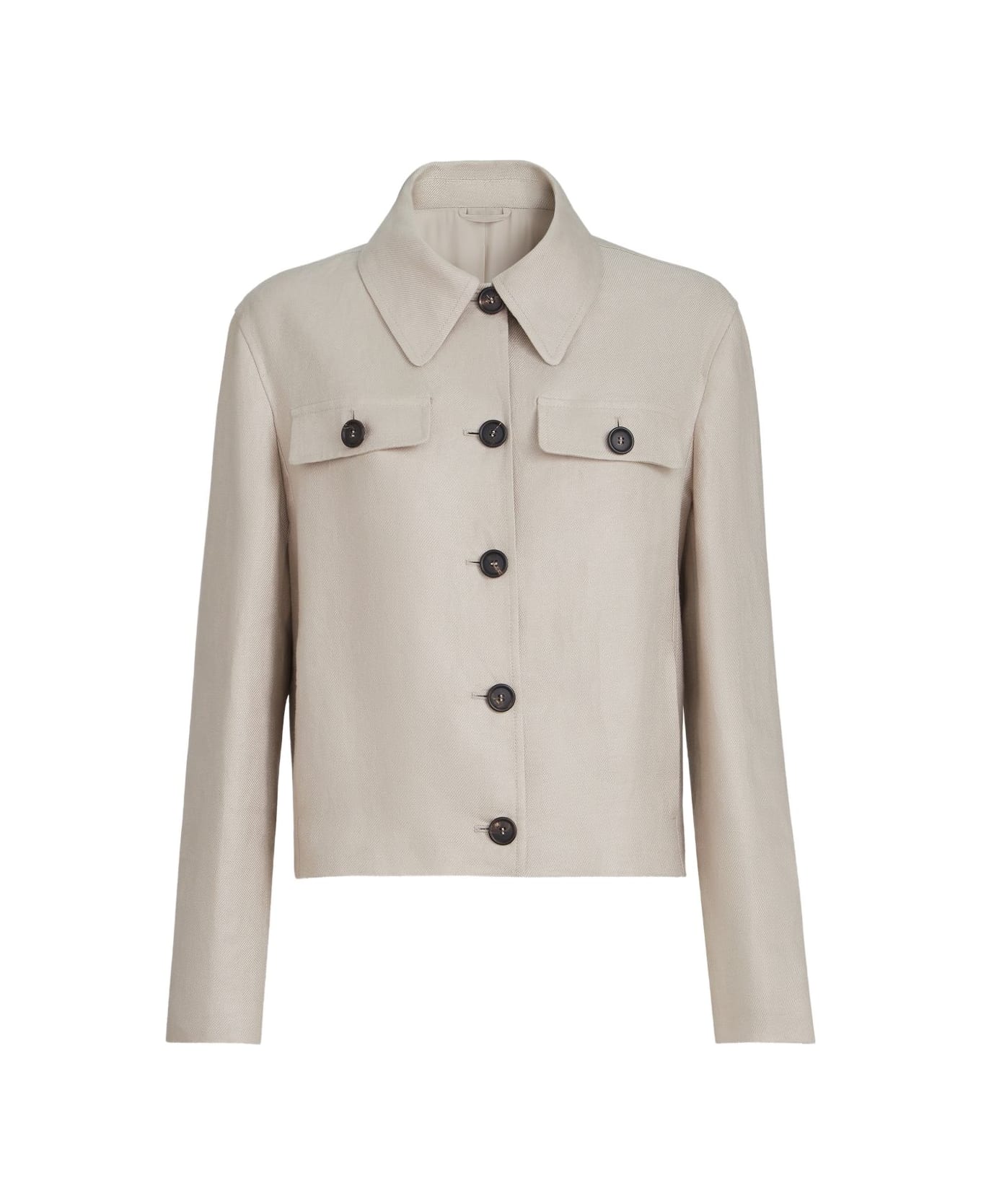Brunello Cucinelli Linen Jacket - Beige
