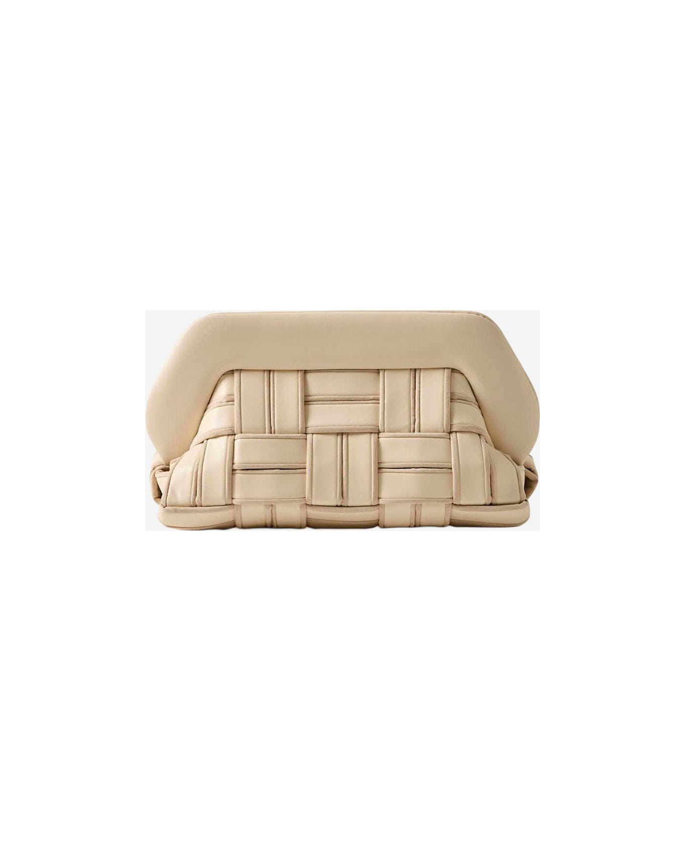 THEMOIRè Bios Trim Vegan Fabric Bag - Ivory
