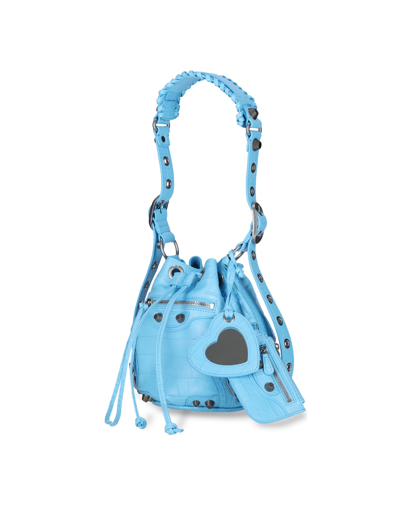Balenciaga Le Cagole Xs Bucket Bag - Light blue