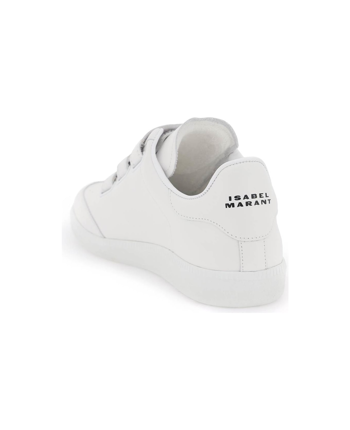 Marant Étoile Beth Leather Sneakers - WHITE SILVER (White)