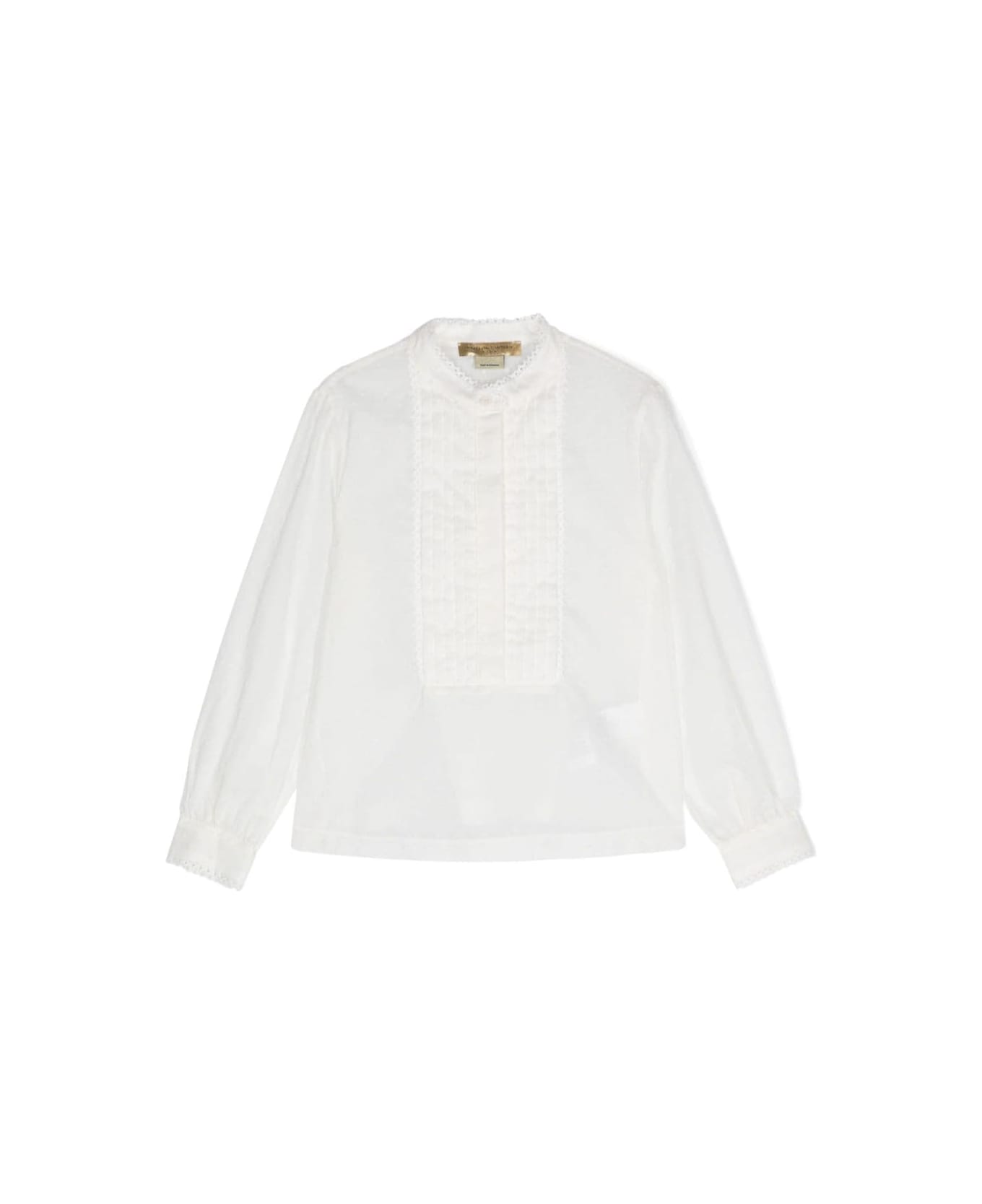 Stella McCartney Kids Blusa Con Ricamo - Cream