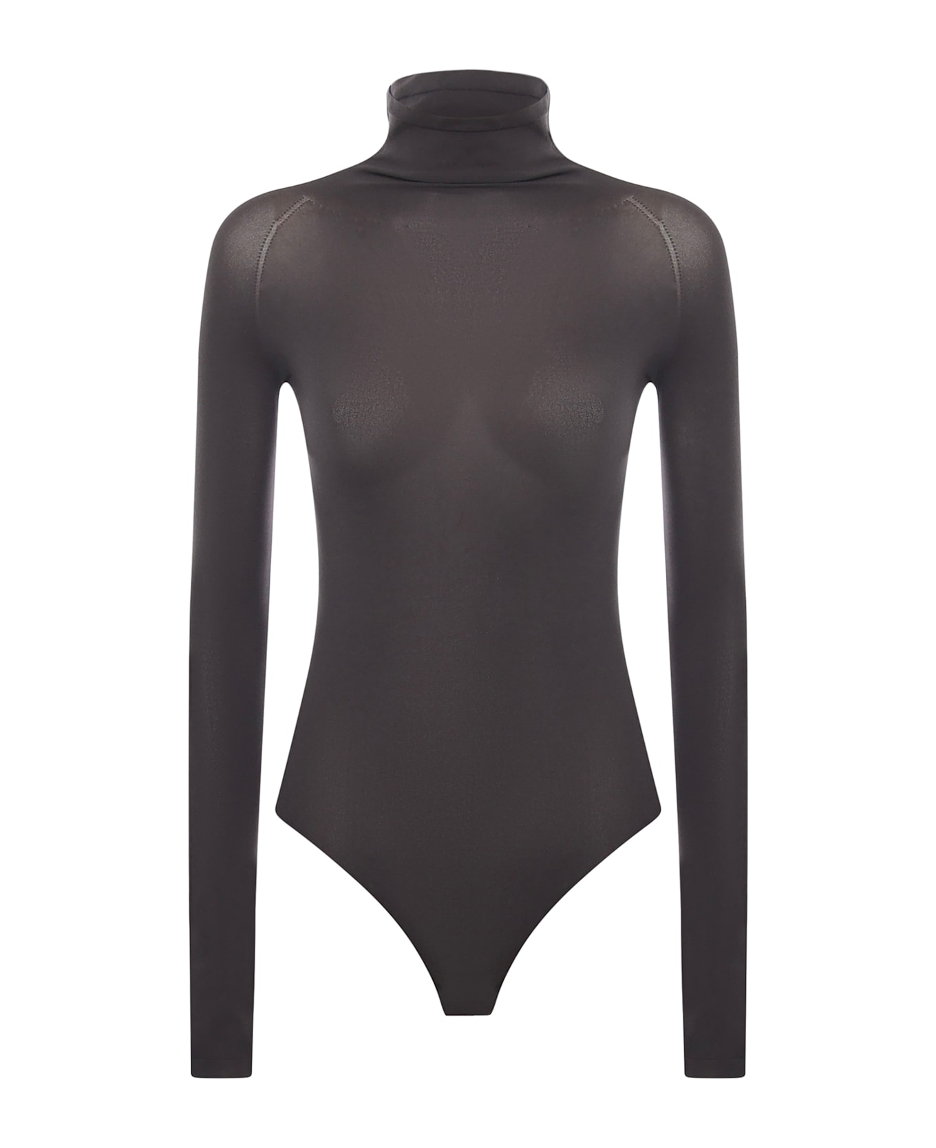 Alaia High-neck Second Skin Bodysuit - Grey