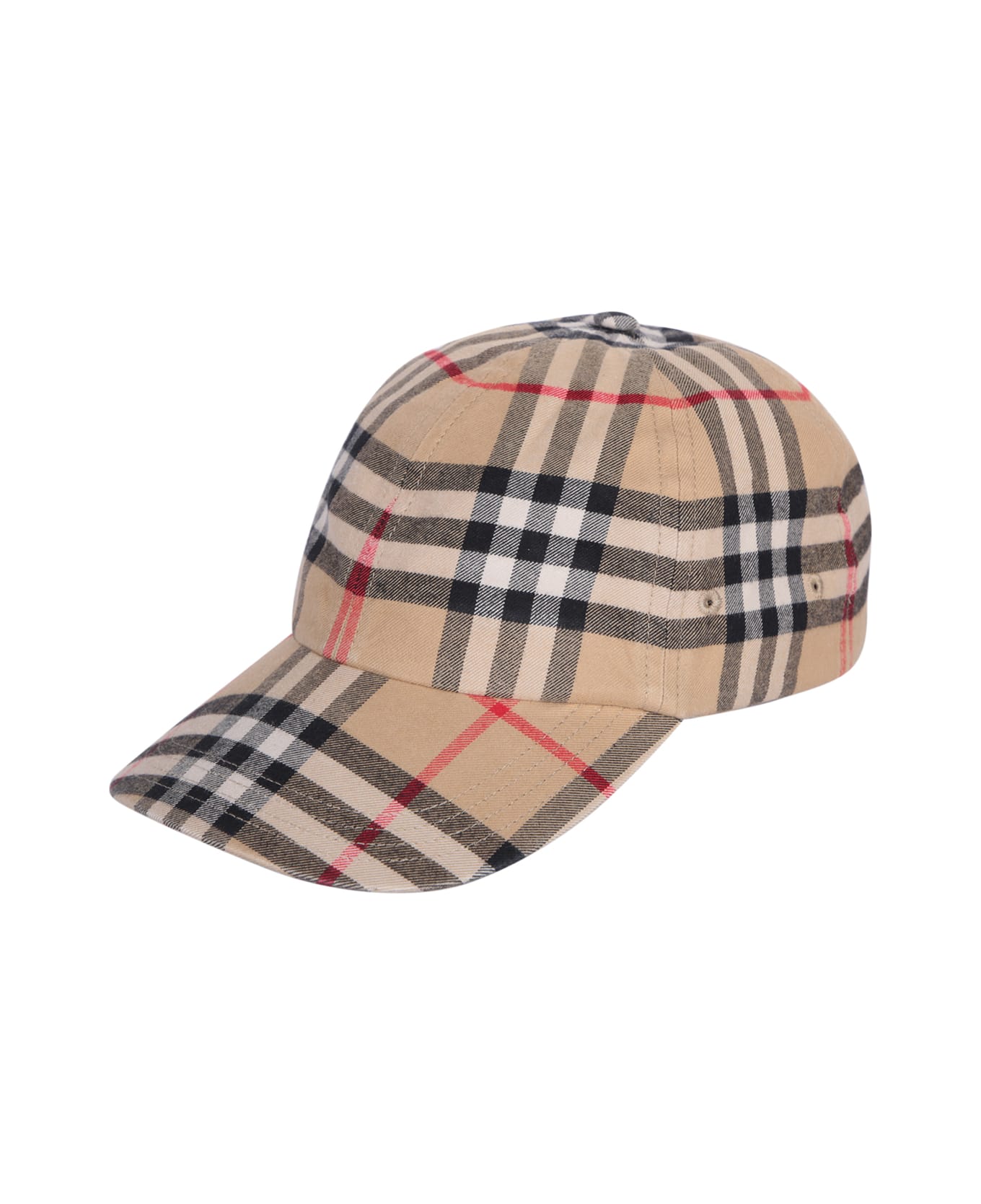 Burberry Check Cap - Archive Beige 帽子