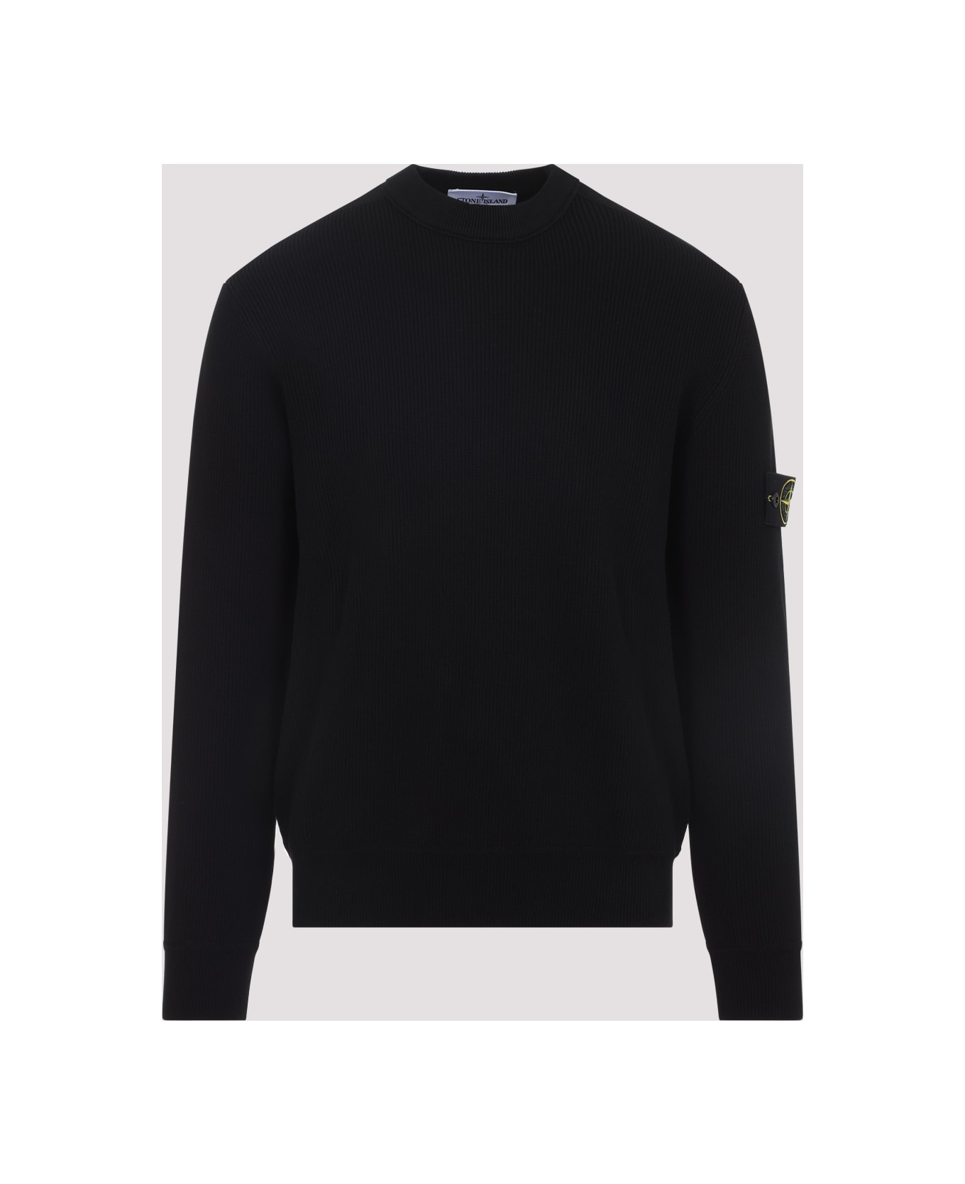 Stone Island Crew Neck Sweater - Black