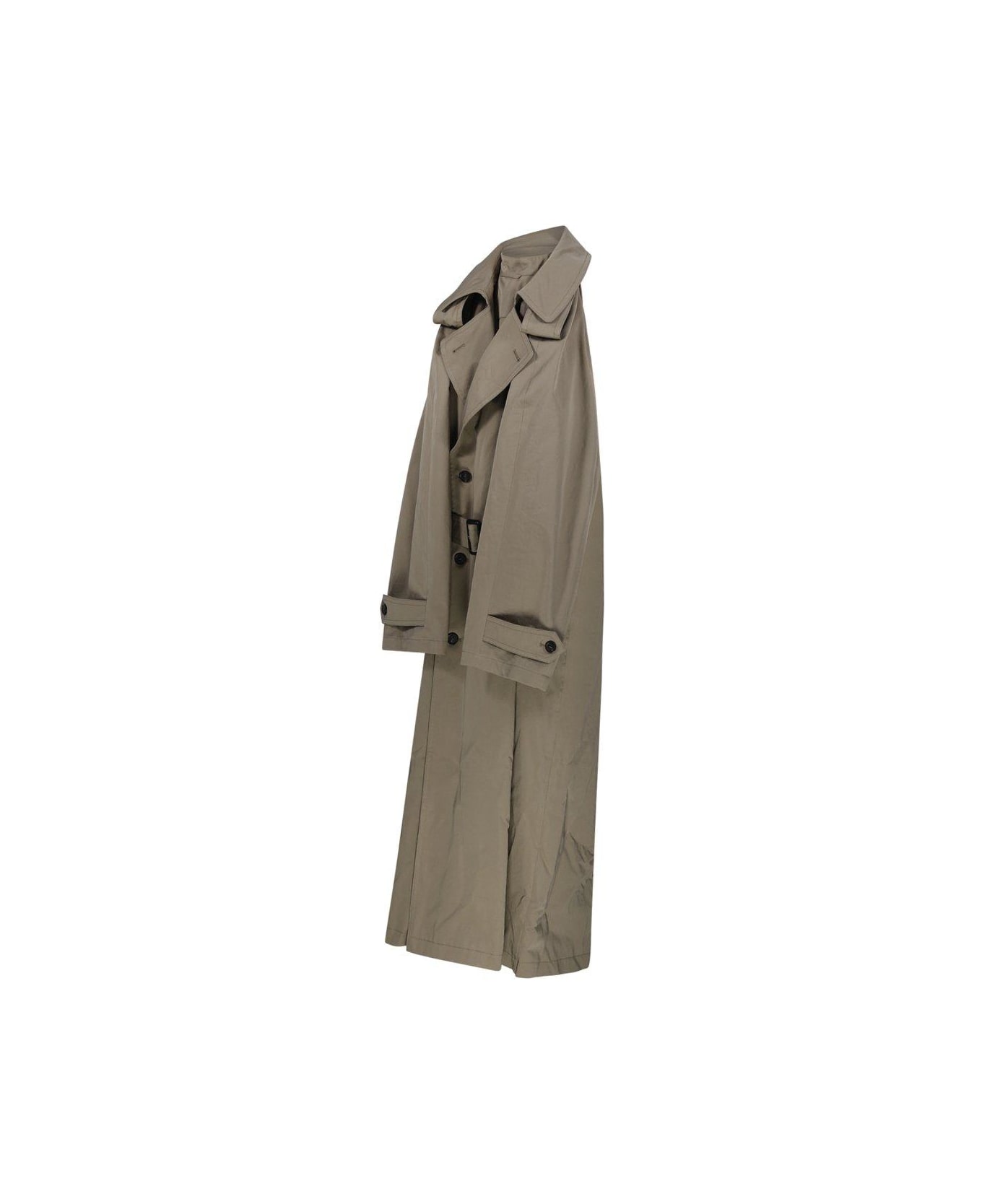 Balenciaga Suspended Trench Dress - Beige