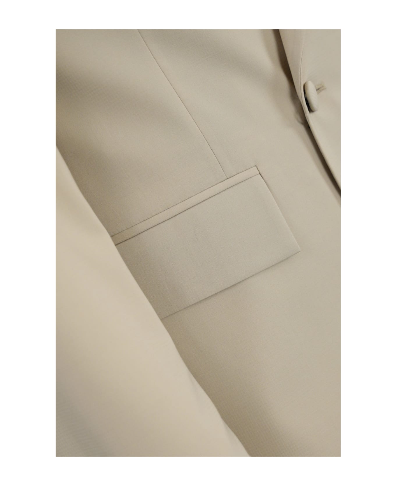 Corneliani Double-breasted Wool Jacket - Beige