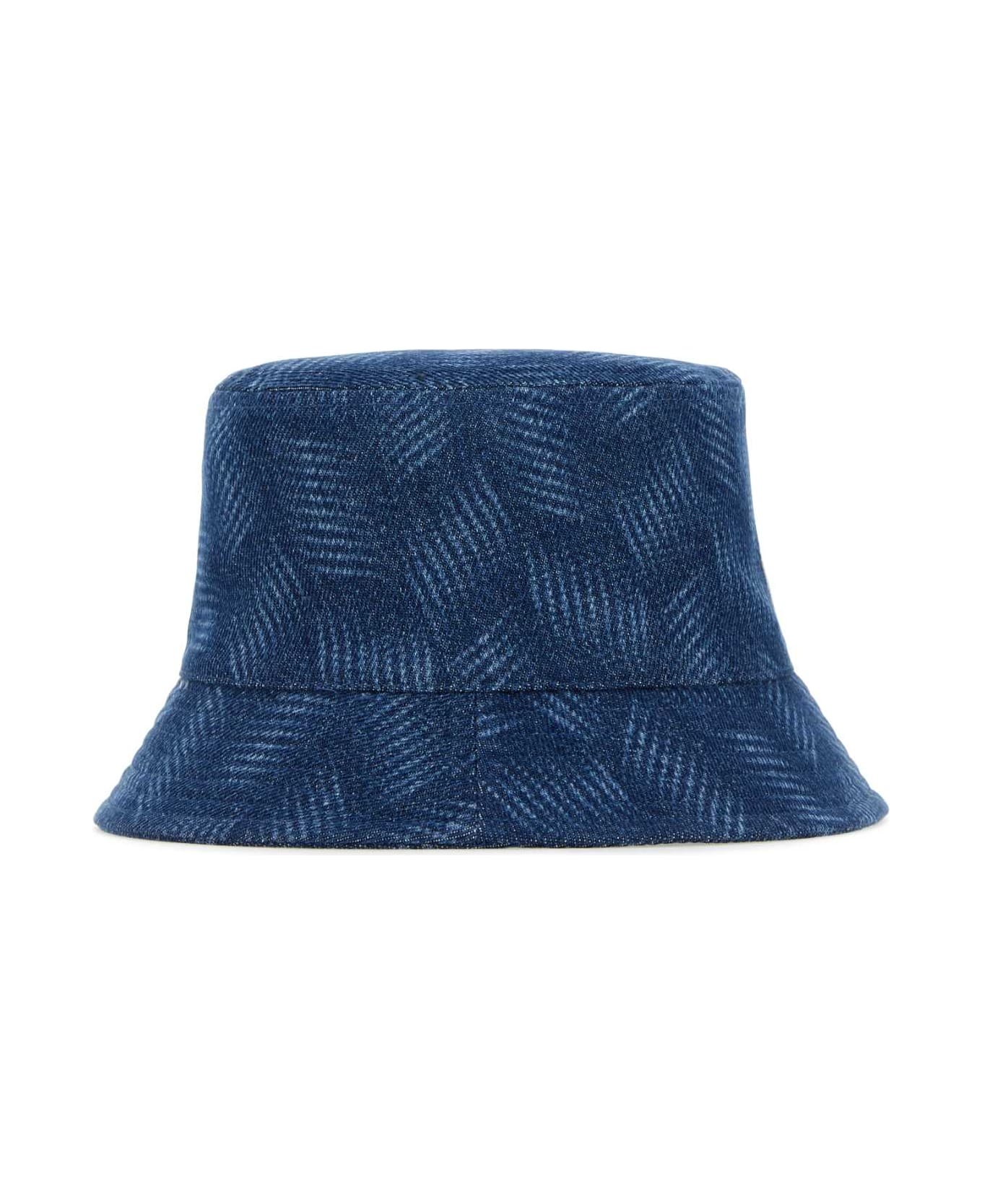 Isabel Marant Denim Haley Bucket Hat - Blue
