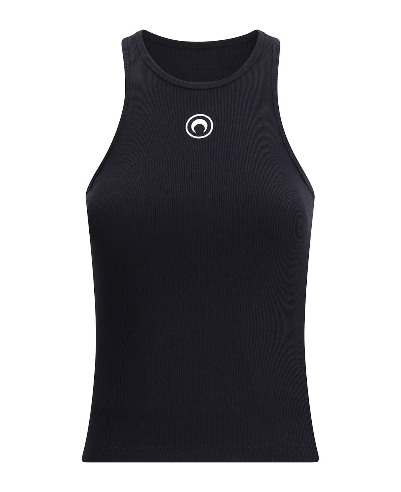 Marine Serre Ribbed Moon Tank Top