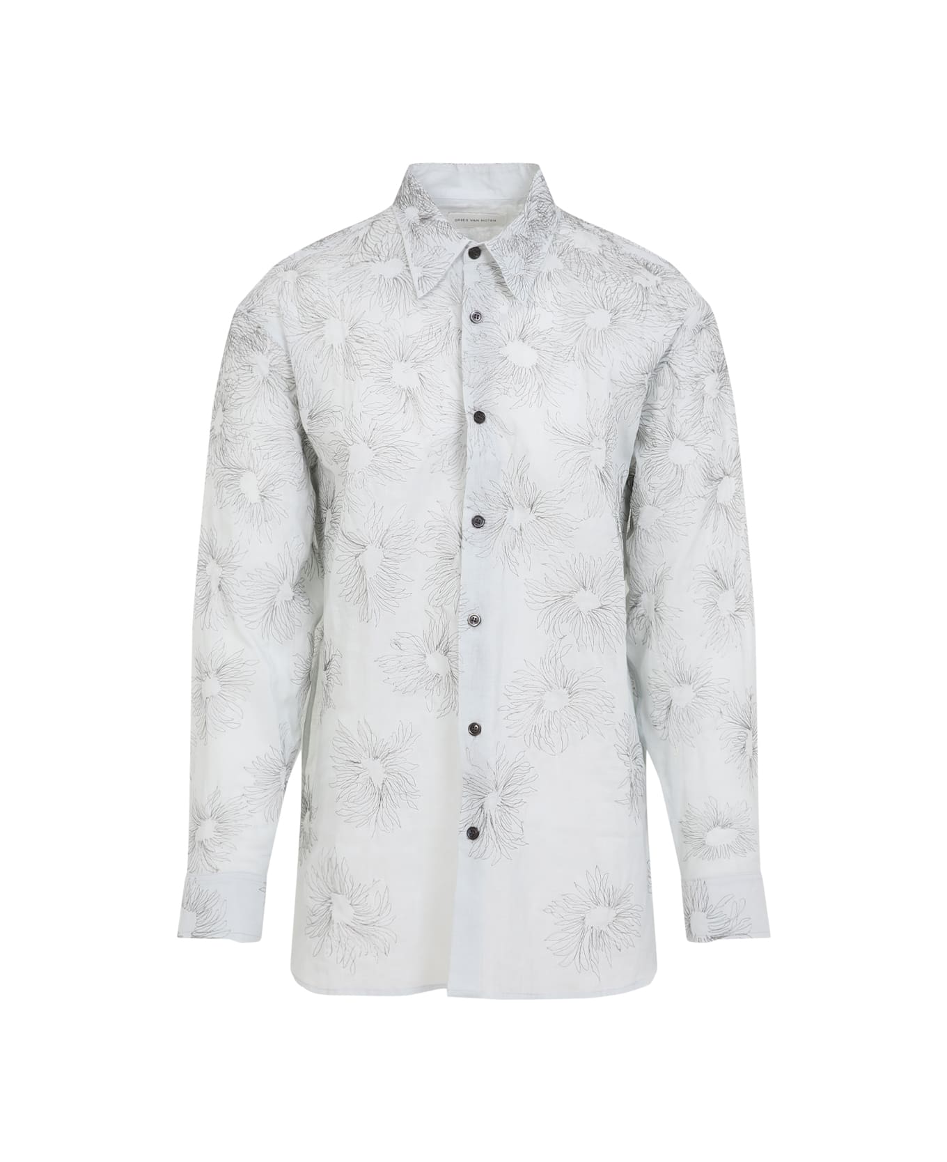 Dries Van Noten Croom Emb Shirt - White