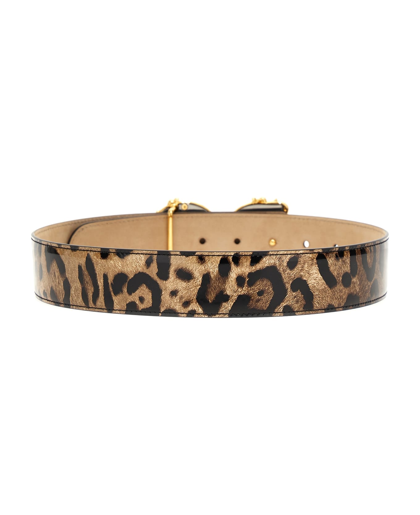 Dolce & Gabbana Leopard Print Belt - Multicolor ベルト