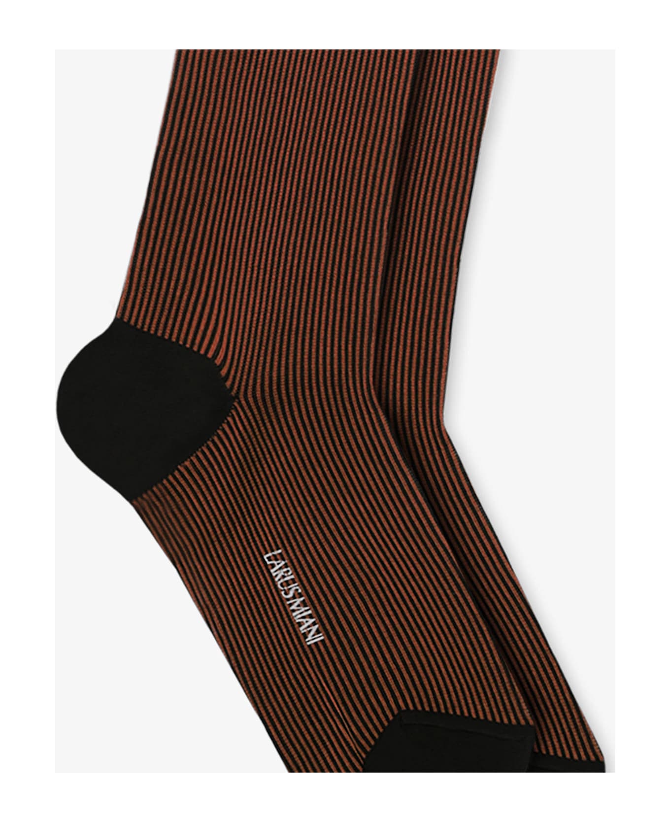 Larusmiani Striped Socks Socks - Rust
