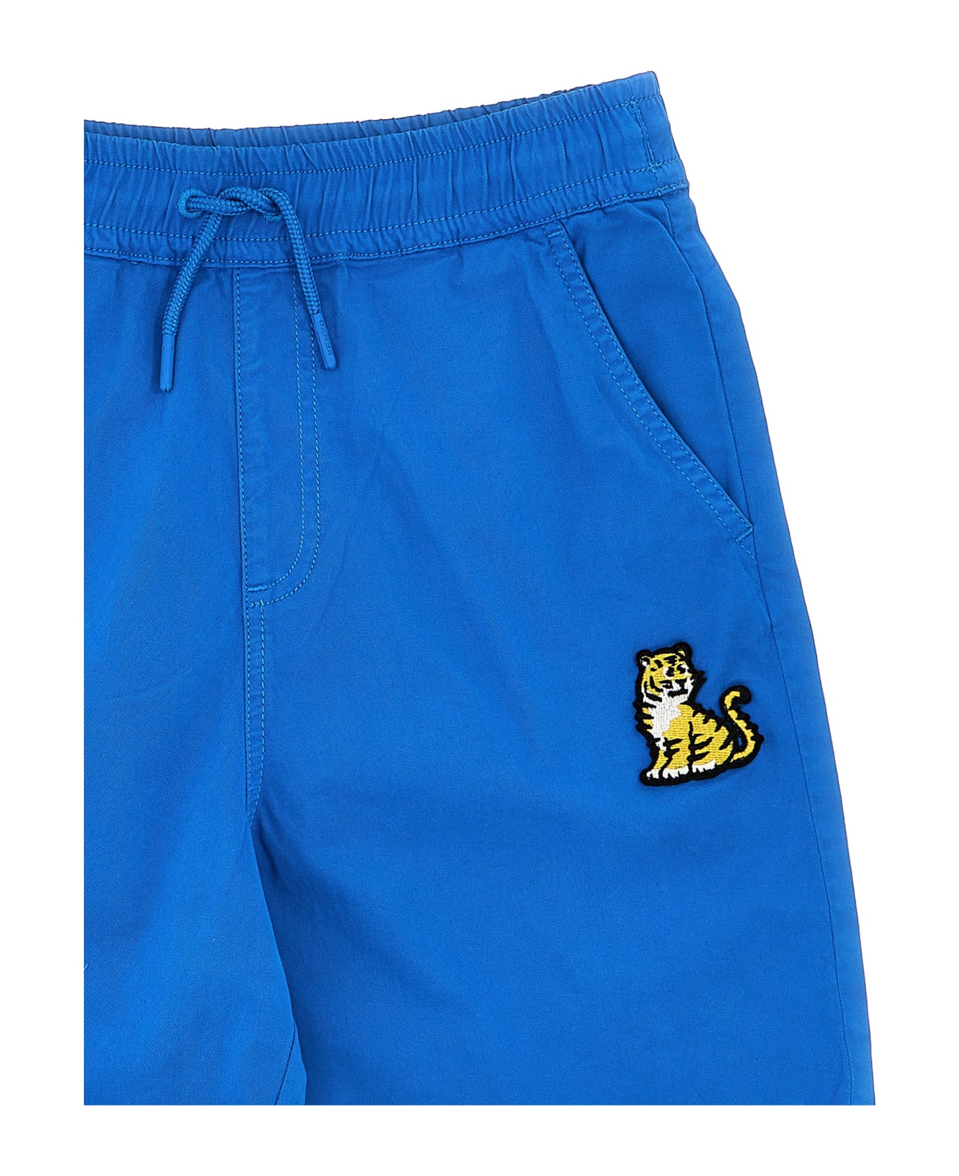 Kenzo Kids Patch Bermuda Shorts - Blue