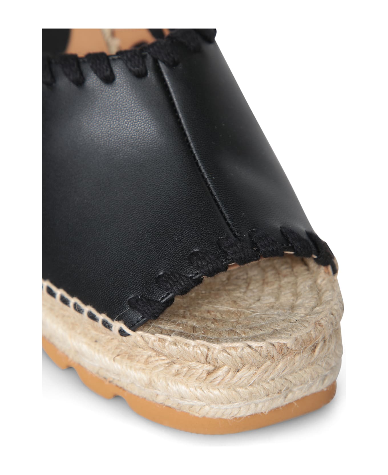 Stella McCartney Gaia Black Espadrilles - Black