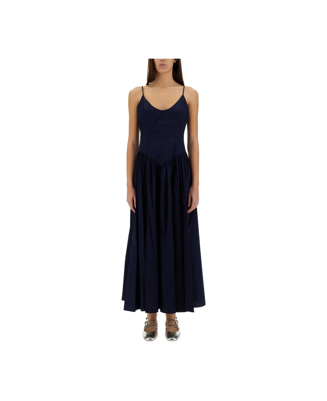 STAUD Dress "dena" - BLUE