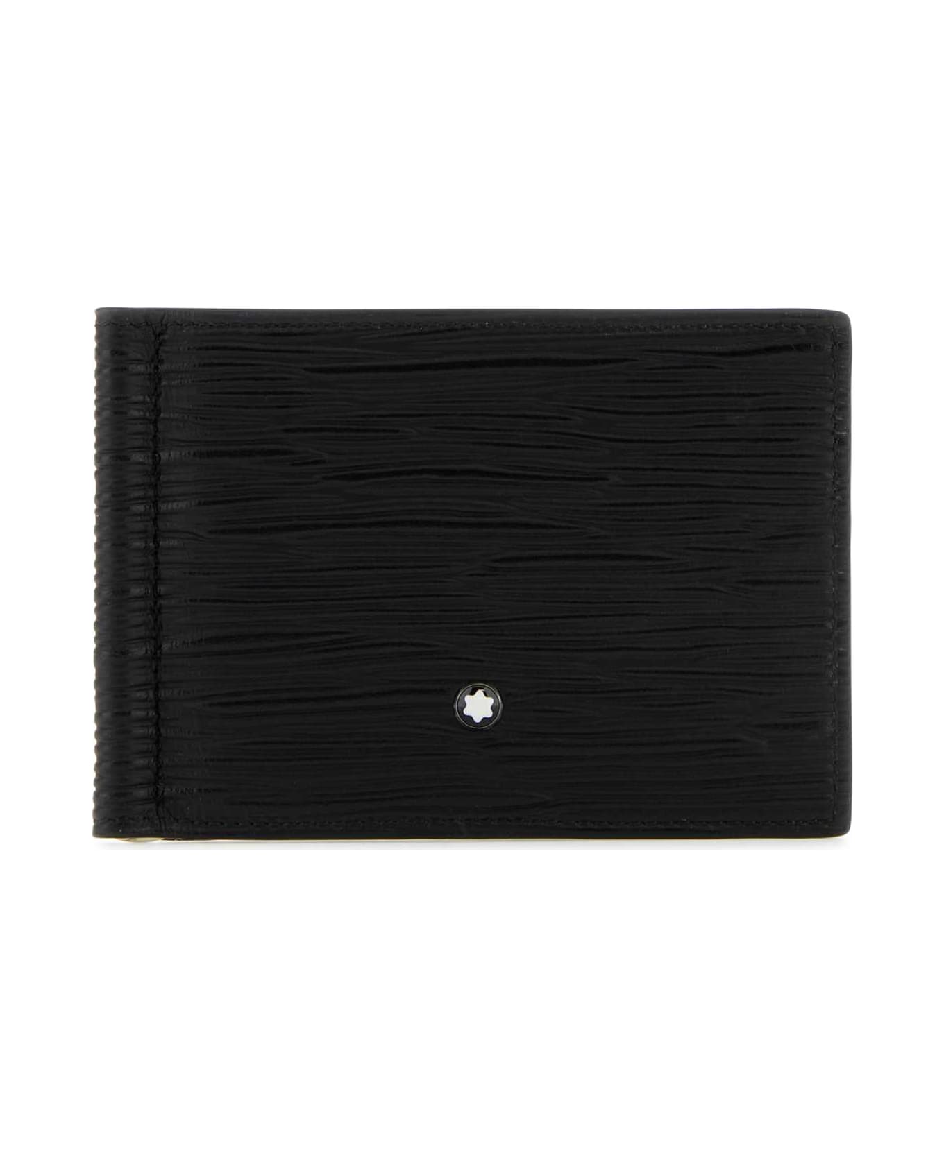 Montblanc Black Leather Wallet - BLACK