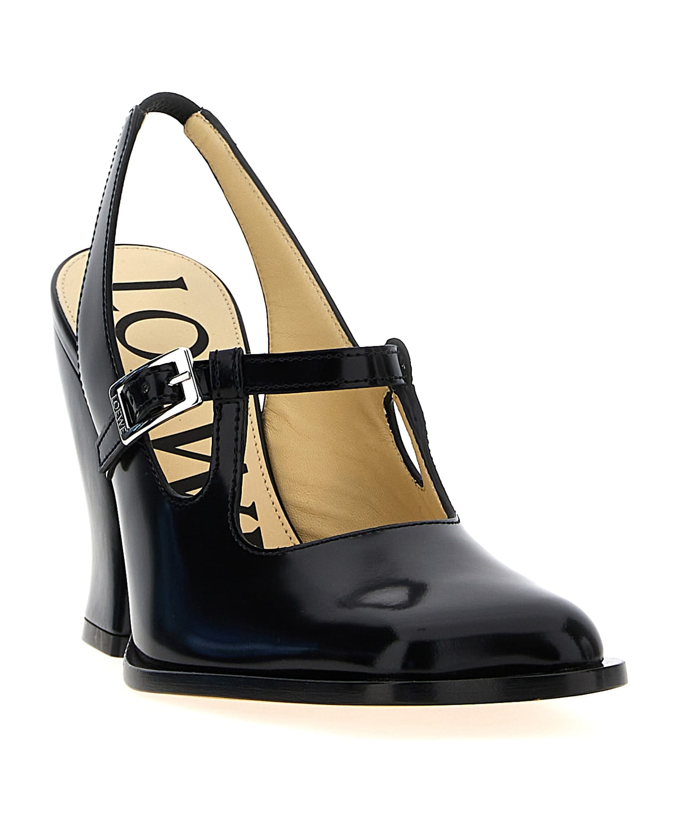 Loewe 'onda' Slingback - Black   ハイヒール