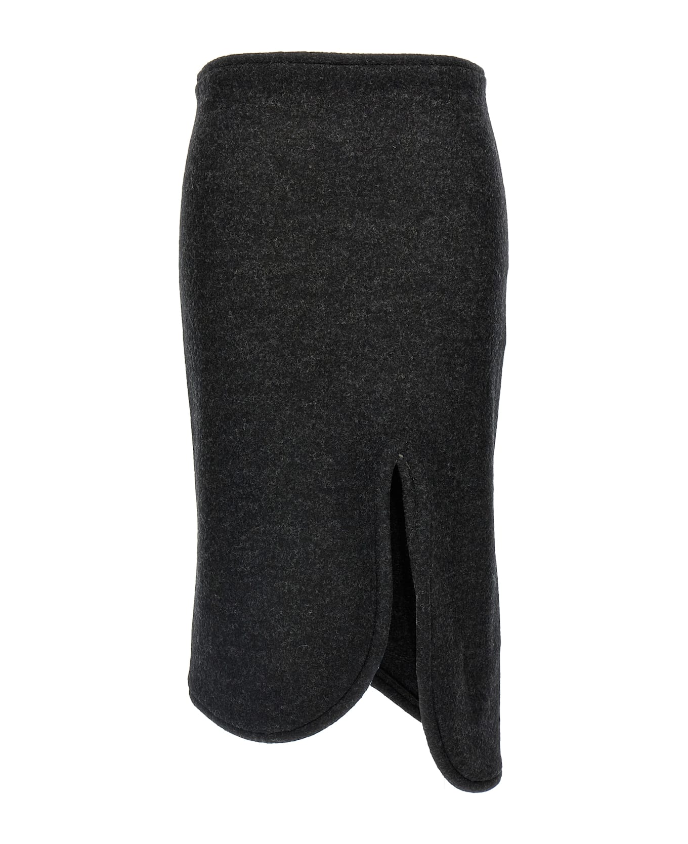 Victoria Beckham 'padded Tube Detail' Skirt - Gray