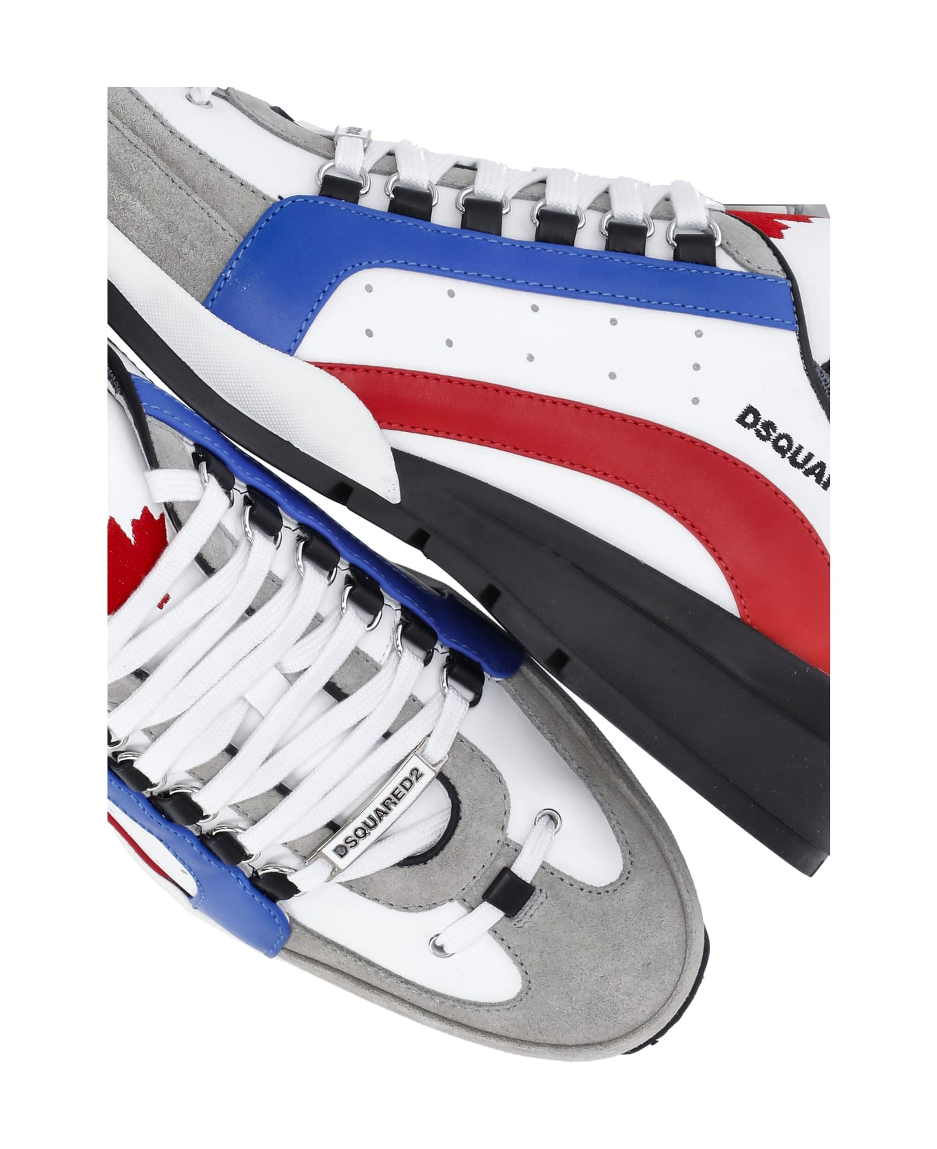 Dsquared2 Legendary Leather Low-top Sneakers - Multicolor