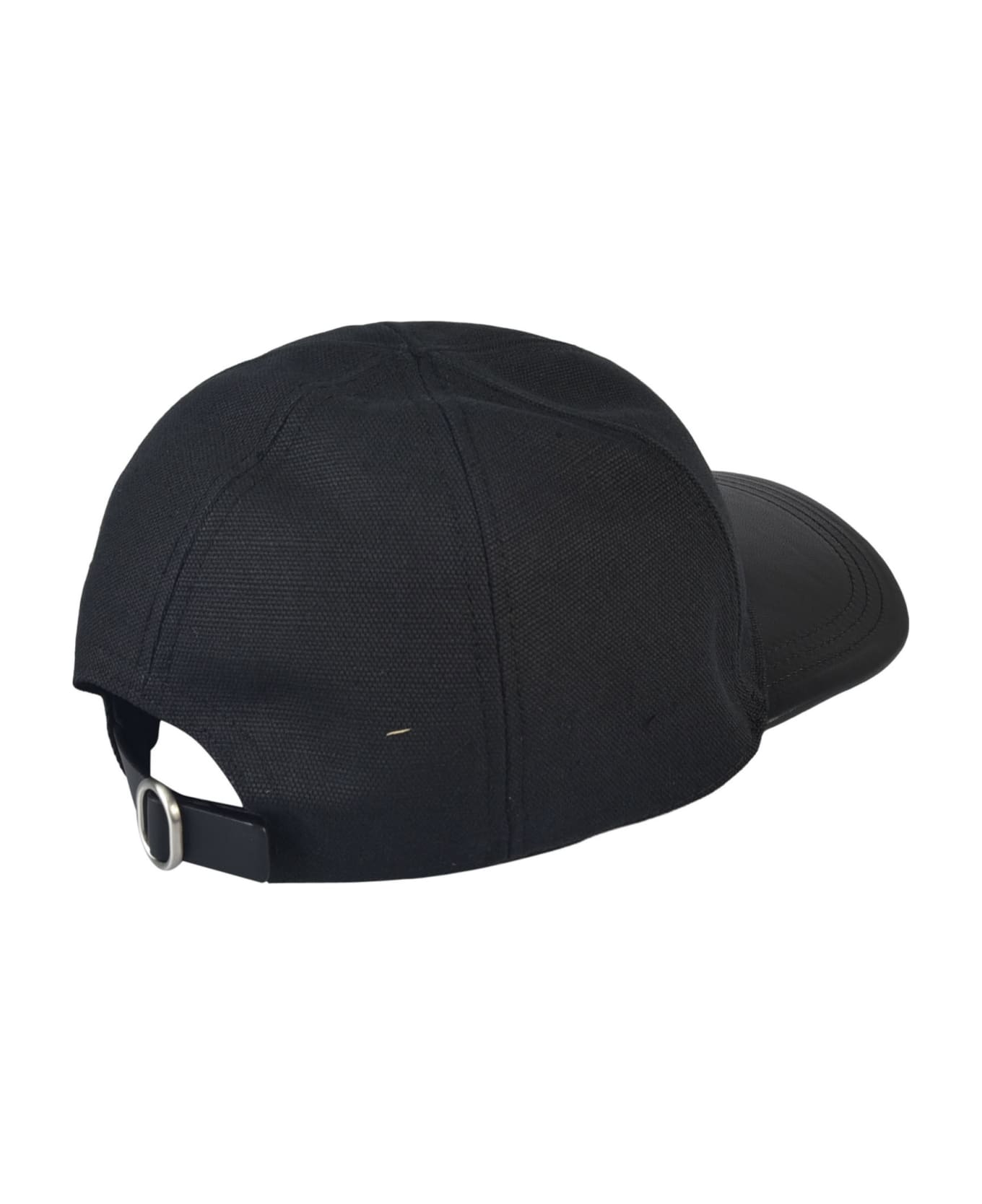 Jil Sander Embroidered Logo Cap - Black 帽子