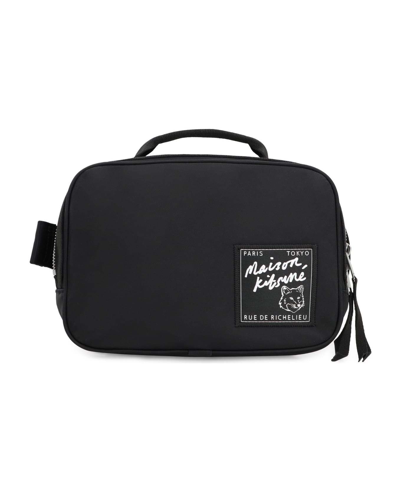 Maison Kitsuné The Traveller Nylon Belt Bag - black