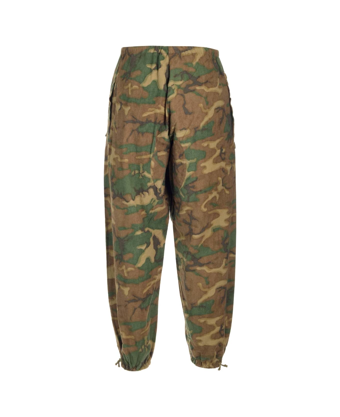 Givenchy Camouflage Cargo Trousers - Brown