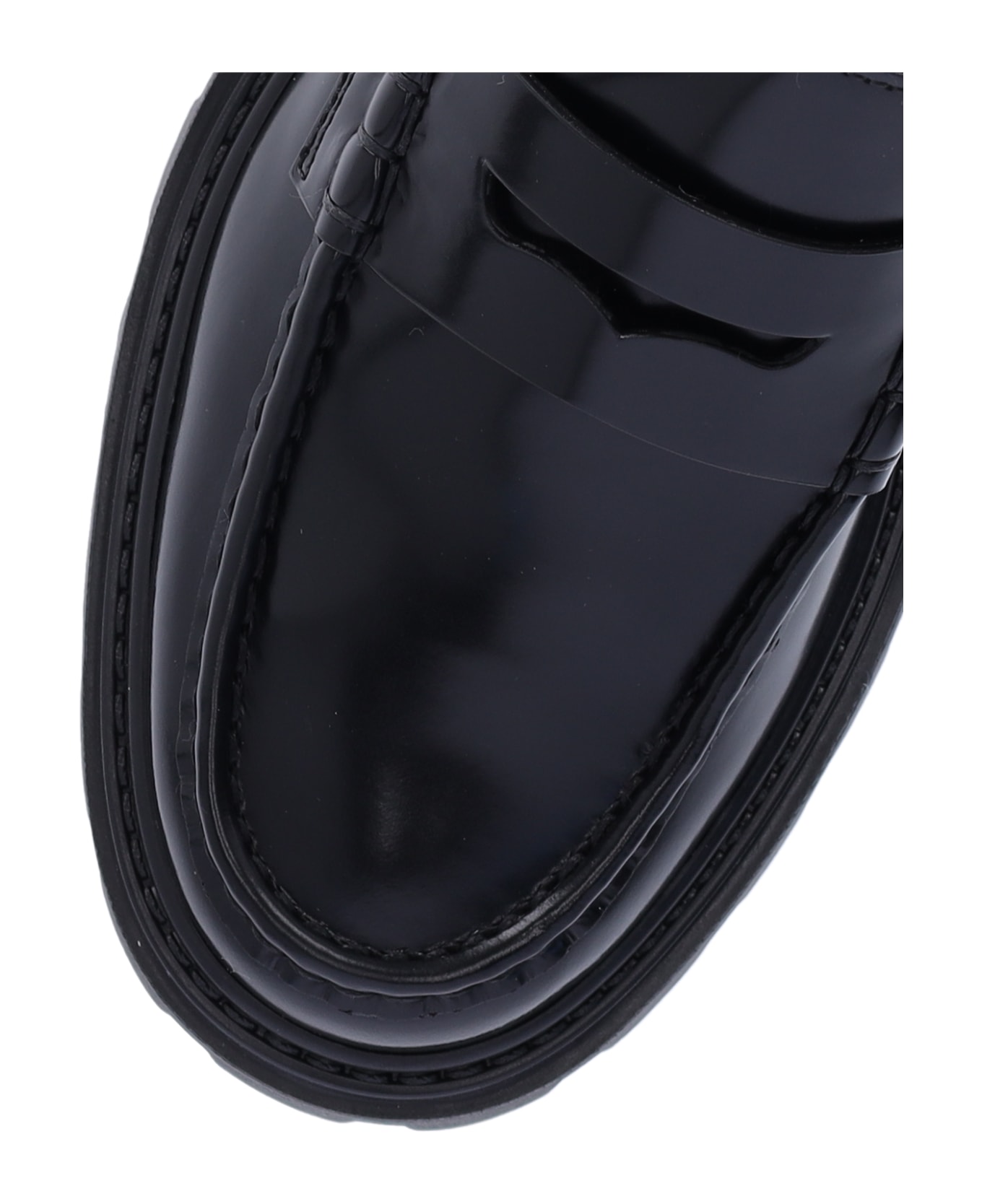 Tod's Leather Loafers - Black  