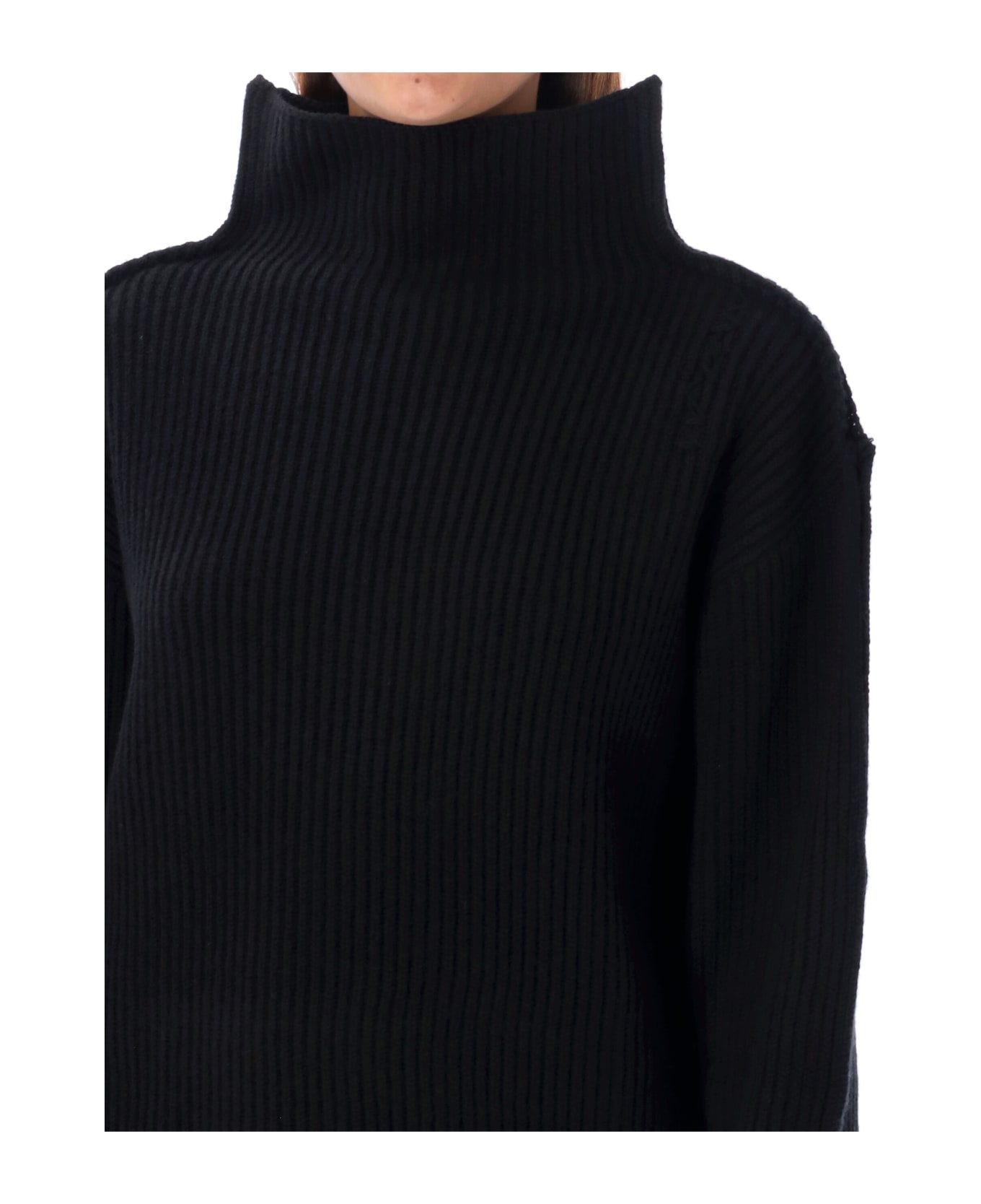 Marni High Neck Sweater - BLACK