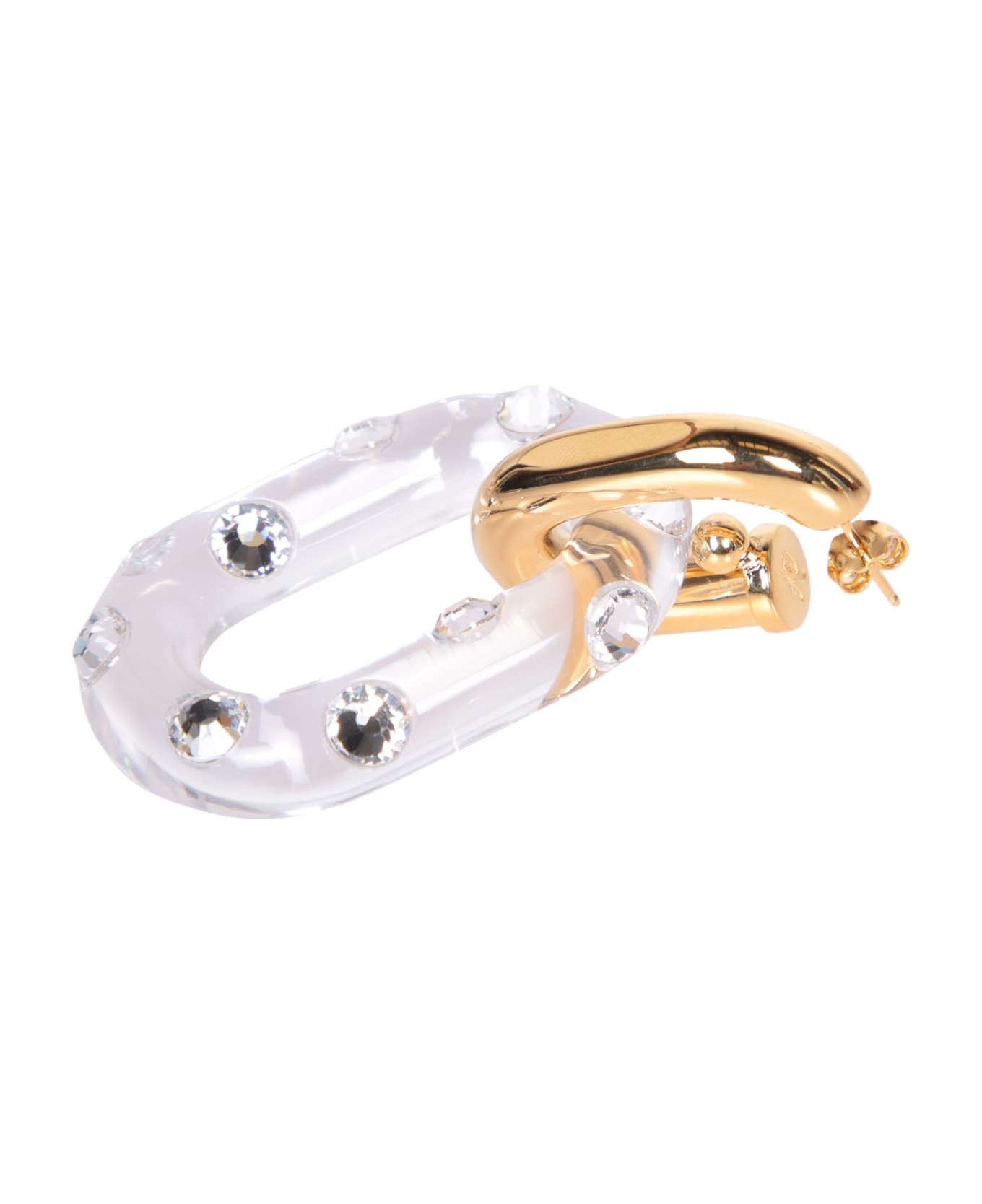 【関税込み】Xl Link Earrings - Paco Rabanne - Brass - Silver Silver double XL link earrings – Rabanne