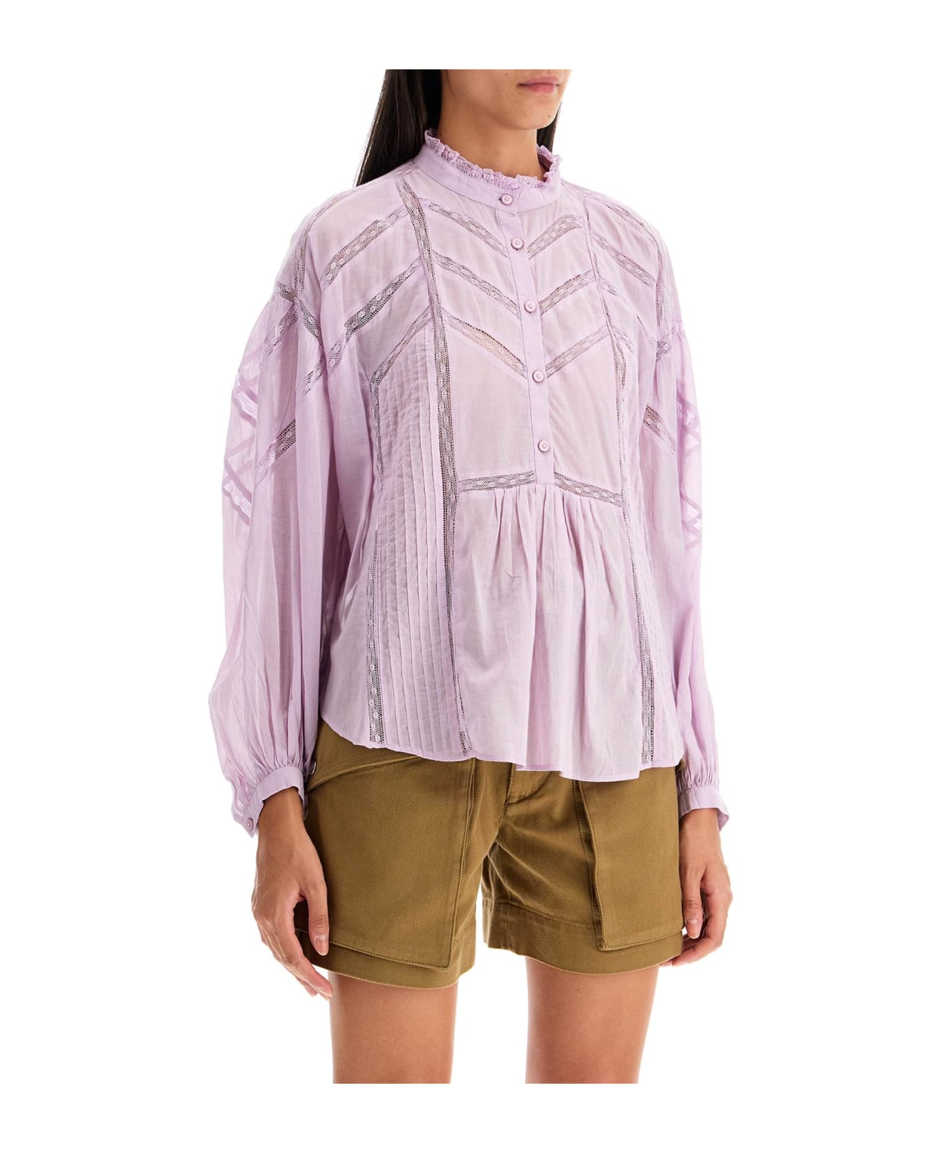 Marant Étoile Cotton Gelma Blouse For - LILAC (Purple)