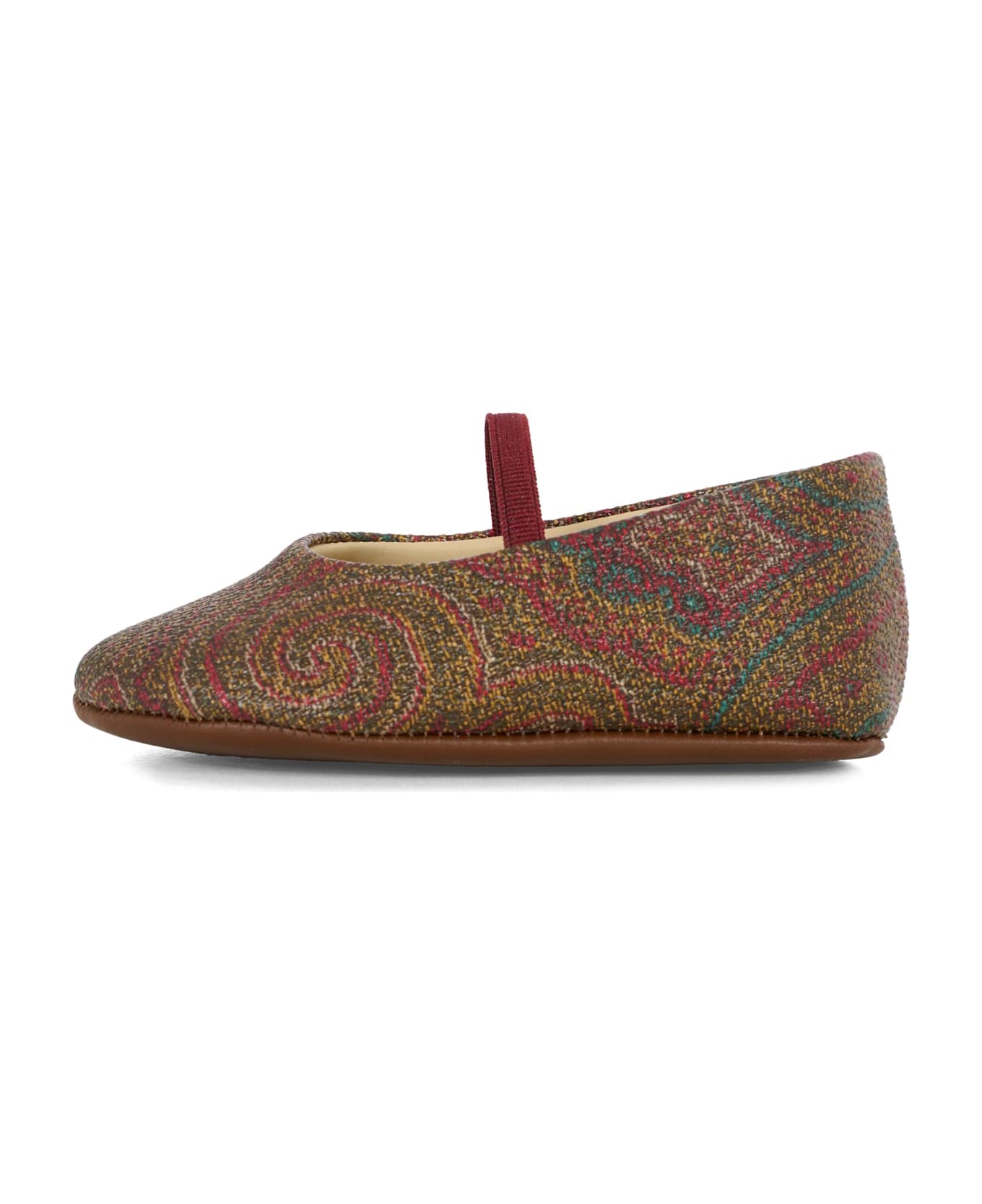 Etro Multicolor Ballet Flats For Baby Girl With Paisley Print - Multicolor