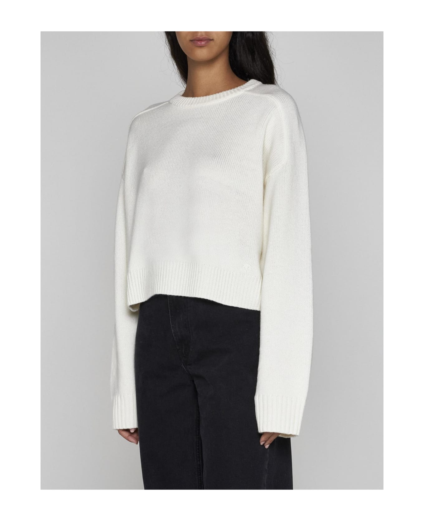 Loulou Studio Bruzzi Wool And Cashmere Sweater - Ivory